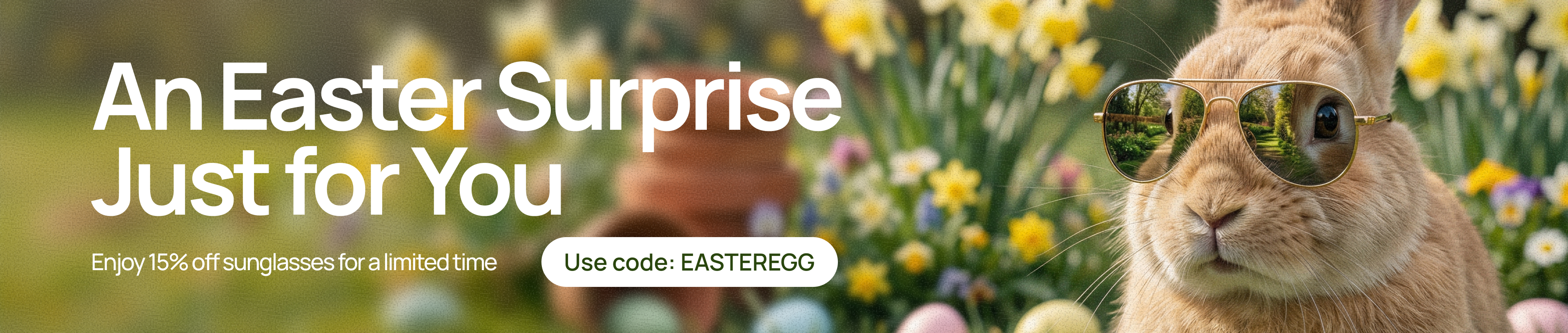 Easter 2026 15% off 